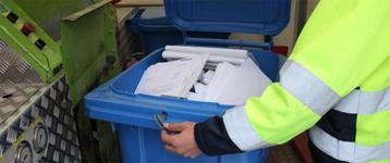 ASK Dagelijks vertrouwelijk papier vernietigen  beschikbaar voor biedingen