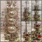 Antieke kerstpiek, gekleurde piek, retro piek, vintage piek, Diversen, Kerst, Ophalen of Verzenden, Gebruikt