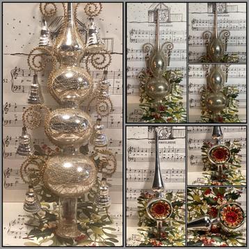 Antieke kerstpiek, gekleurde piek, retro piek, vintage piek beschikbaar voor biedingen