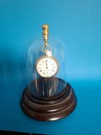 Oude zakhorloge met glazen stolp, Overige merken, Overige materialen, Zakhorloge, Gebruikt