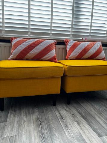 2 IKEA Hockers - Weinig Gebruikt beschikbaar voor biedingen