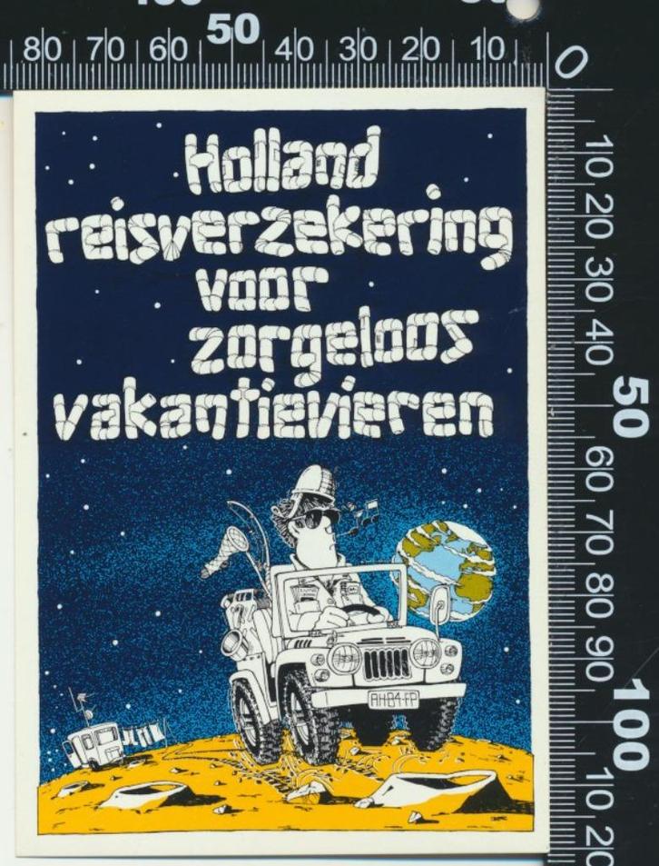 Sticker: Holland Reisverzekering, Verzamelen, Stickers, Zo goed als nieuw, Bedrijf of Vereniging, Ophalen of Verzenden