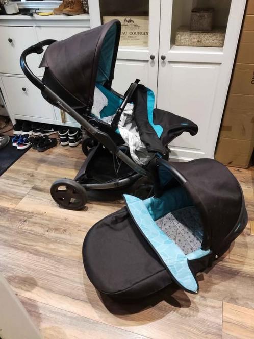 X-Lander X-Cite kinderwagen Sea Blue + reiswieg, Kinderen en Baby's, Kinderwagens en Combinaties, Gebruikt, Kinderwagen, Overige merken