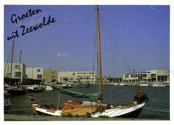 Groeten uit Zeewolde - boten - 1998 gelopen, Verzamelen, Ansichtkaarten | Nederland, Gelopen, Noord-Brabant, 1980 tot heden, Ophalen of Verzenden