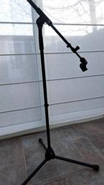 K&M muziek-/microfoondstandaard zwart zijdeglans., Ophalen, Zo goed als nieuw, Microfoon