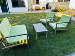 Aluminium Loungeset 4-persoons, Tuin en Terras, Tuinsets en Loungesets, Ophalen, 4 zitplaatsen, Gebruikt, Aluminium