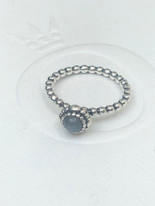 Pandora birthday bloom ring 190854MSG juni maat 56, Sieraden, Tassen en Uiterlijk, Ringen, Zo goed als nieuw, Dame, 18 tot 19