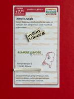 Voordeelbon 19 Almere Jungle entree €7,95 p.p., Tickets en Kaartjes, Drie personen of meer, Kortingskaart