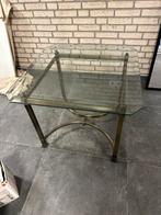 Stijlvolle salontafel, Huis en Inrichting, Tafels | Bijzettafels, Vierkant, Ophalen of Verzenden, 75 cm of meer, Glas