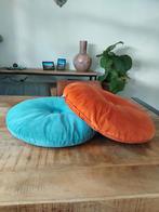 Leuke donut kussens zo goed als nieuw, Ophalen of Verzenden, Zo goed als nieuw, Blauw, Rond
