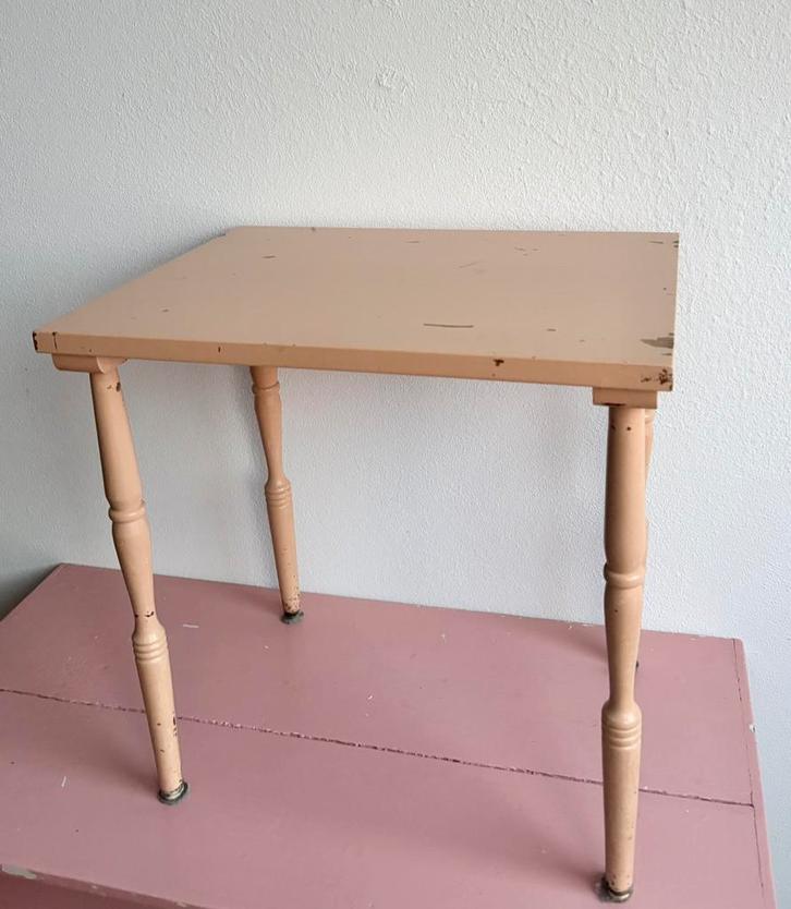 Vintage Houten Bijzettafel, Huis en Inrichting, Tafels | Bijzettafels, Ophalen of Verzenden