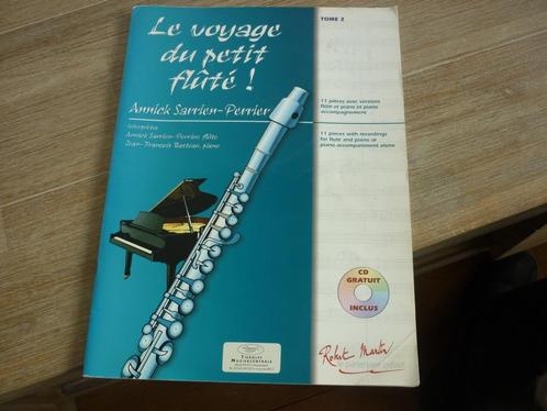 Le voyage du petite flute! - Deel 2 pour flute et piano, Muziek en Instrumenten, Bladmuziek, Zo goed als nieuw, Les of Cursus