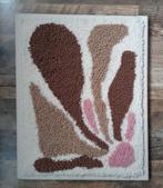 Uniek Handgemaakte abstract Wanddecoratie schilderij Bloem, Ophalen of Verzenden, Zo goed als nieuw