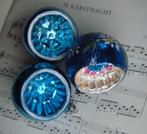 oude blauwe kerstballen deukballen samen € 8,50, Ophalen of Verzenden, Gebruikt