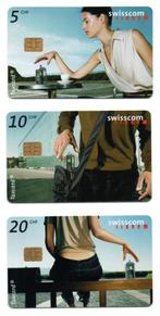 Zwitserland, 3 telefoonkaarten, telefooncellen, Verzamelen, Telefoonkaarten, Ophalen of Verzenden, Buitenland