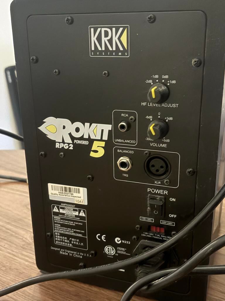 KRK Rokit 5 Studio Monitor - Enkele, Muziek en Instrumenten, Versterkers | Keyboard, Monitor en PA, Gebruikt, Monitor(versterker)