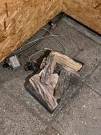 Gashaard brandersbed keramische houtblokken, Ophalen, Gebruikt