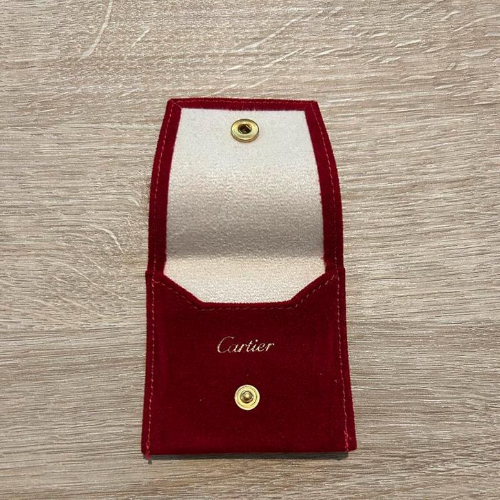 Cartier Travel / Service Pouch / Reisetui voor love ring, Sieraden, Tassen en Uiterlijk, Ringen, Nieuw, Dame of Heer, 20 of groter