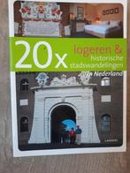 20x Logeren & historische stadswandelingen in Nederland, Overige merken, Fiets- of Wandelgids, Ophalen of Verzenden, Zo goed als nieuw
