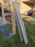 DATONA alu oprijplaten 200cm met opstaande rand, Ophalen, Zo goed als nieuw