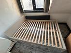 Ikea Luröy Bedframe + Lattenbodem 140x200, Ophalen, Gebruikt, Wit, Tweepersoons