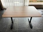 IKEA bureau Bekant- Zwart omderstel, Eiken blad - 80x120cm, Huis en Inrichting, Stoffering | Gordijnen en Lamellen, Ophalen, 100 tot 150 cm