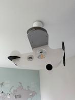 Stoere kinder helikopter hanglamp, Huis en Inrichting, Lampen | Hanglampen, Ophalen, Zo goed als nieuw, Hout