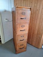 Antieke houten archiefkast met lades ladekast archief kast, Huis en Inrichting, Ophalen, Gebruikt, 100 tot 150 cm, 5 laden of meer
