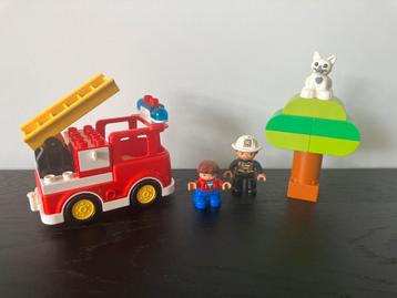 Duplo set 10901 Brandweertruck, nette staat beschikbaar voor biedingen