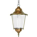 Hanglamp Sneek koper -messing - aan Ketting - 54 cm, Antiek en Kunst, Antiek | Lampen, Ophalen of Verzenden