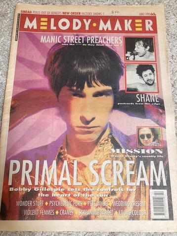 MELODY MAKER 1991 POGUES Primal Scream MISSION Pete Wylie beschikbaar voor biedingen