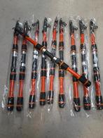 Partij van 10 telescoop werphengels 1.80m Oranje 25gr Nieuw, Werphengel, Nieuw, Ophalen of Verzenden, Nvt@nvt.com