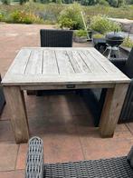 Rough tuintafel, Ophalen of Verzenden, Gebruikt, Rechthoekig, Hout