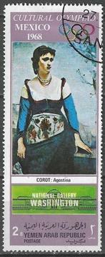 Noord-Yemen (YAR) 1969 - Stampworld 993 - Washington (ST), Postzegels en Munten, Midden-Oosten, Ophalen, Gestempeld