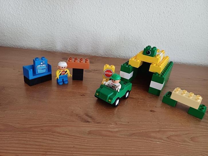 Duplo benzinestation met veel extra’s ., Kinderen en Baby's, Speelgoed | Duplo en Lego, Zo goed als nieuw, Duplo, Losse stenen