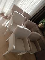 6 Zaragoza stoelen Pronto (4x taupe, 2x beige), Huis en Inrichting, Stoelen, Ophalen, Zo goed als nieuw, Overige kleuren