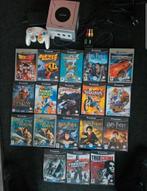 Nintendo gamecube met memory card controller en 18 games, Spelcomputers en Games, Spelcomputers | Nintendo GameCube, Ophalen, Gebruikt