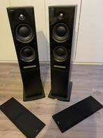 Kef c7 front speakers, Gebruikt, 120 watt of meer, Front, Rear of Stereo speakers, Ophalen