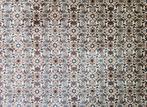 Handgeknoopt oosters wol Herati tapijt floral 251x355cm, Persian Perzisch vintage oosters hype, Crème, Gebruikt, 200 cm of meer