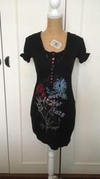 Zgan DESIGUAL tuniek-jurkje mt.S, Maat 38/40 (M), Zwart, Ophalen of Verzenden, Zo goed als nieuw