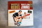 LP Waylon Jennings – Nashville Rebel ( 1966 Country ) 2208, Cd's en Dvd's, Vinyl | Country en Western, Ophalen of Verzenden, Gebruikt