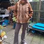 Vintage Bontjas sportief model nerts bont, Kleding | Dames, Jassen | Winter, Maat 38/40 (M), Bruin, Braspennicx, Ophalen of Verzenden