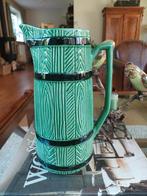 Portugese brocante kan faux bamboo kerst barbotine, Ophalen of Verzenden