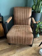 Cognac Bruine Industriële Fauteuil, Ophalen, Nieuw, 75 tot 100 cm, Metaal