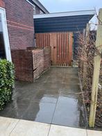 Betontegels grijs 60x60 - 18m2, Ophalen, Gebruikt, 10 m² of meer, Vloertegels