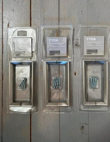 Mooie metaalkleurige kast- of ladegrepen (6 stuks) beschikbaar voor biedingen