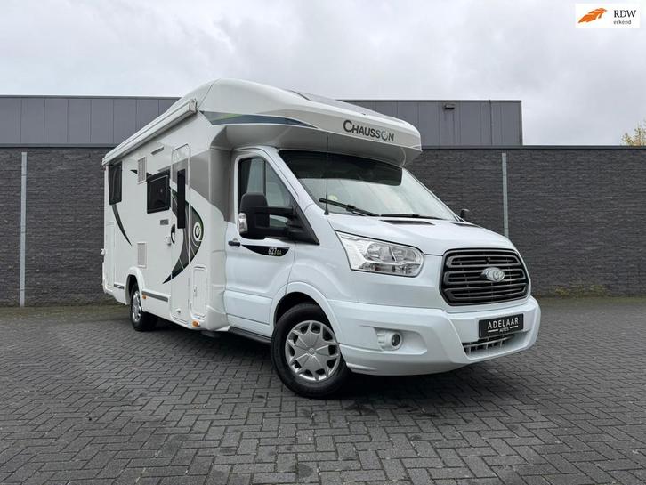 Chausson 627 GA ENKELE BEDDEN + HEFBED EURO 6, 2019, Caravans en Kamperen, Campers, Bedrijf, tot en met 4, Half-integraal, Chausson