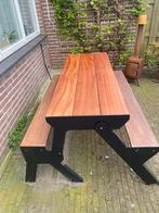 Originele Spinwood picknick tafel - bank, Ophalen of Verzenden, Zo goed als nieuw, Hout