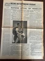 Nieuwe Rotterdamsche Courant (10 mei 1940) 2e wereld oorlog., Boeken, Tijdschriften en Kranten, Ophalen of Verzenden, Gelezen
