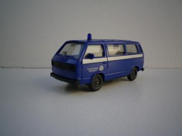 Herpa Volkswagen T3 bus THW.  1/87 Schaalmodel beschikbaar voor biedingen